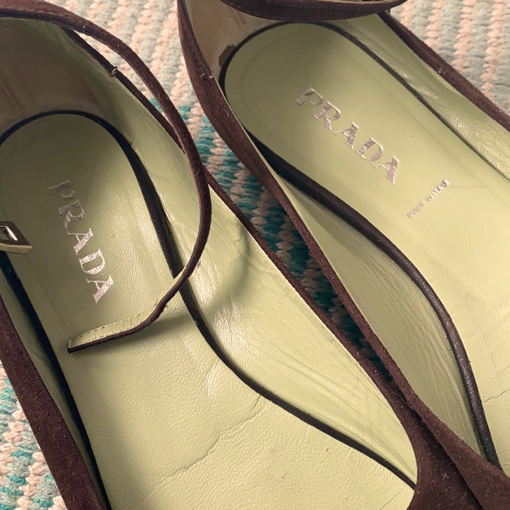 PRADA Sandals ankle wrapped. Read description!